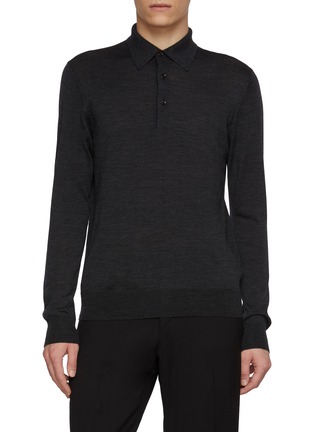 首图 - 点击放大 - TOMORROWLAND - Superfine Wool Polo Shirt