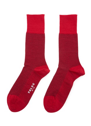 首图 - 点击放大 - FALKE - Airport Herringstripe Crew Socks
