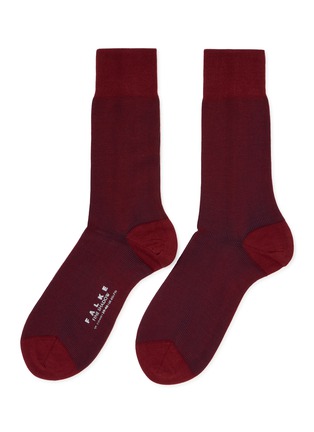 首图 - 点击放大 - FALKE - Fine Shadow Vertical Stripe Crew Socks