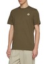 模特儿示范图 - 点击放大 - MONCLER - Logo Patch Cotton T-Shirt - Pack of 3