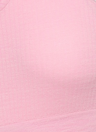  - SKIMS - SHEER SEAMLESS U 领露脐长袖上衣