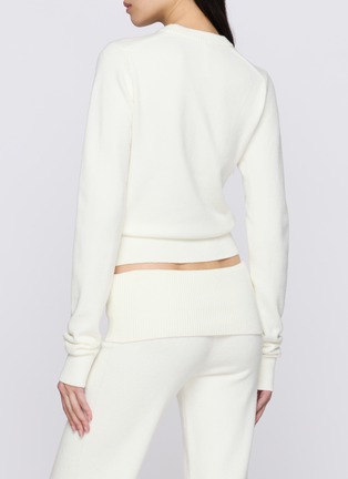 正面 -点击放大 - SKIMS - WOOL CASHMERE 圆领套头针织衫