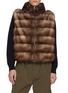 首图 - 点击放大 - KRUF - Reversible Hooded Sable Fur Vest