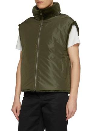 细节 - 点击放大 - KRUF - Reversible Mink Fur Vest