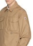  - MONCLER - 拉链工装风衬衫外套