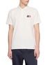 首图 - 点击放大 - MONCLER - Tricolour Logo Patch Cotton Polo Shirt