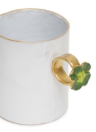 细节 –点击放大 - ASTIER DE VILLATTE - X Serena Carone Four-Leaf Clover Ring Cup