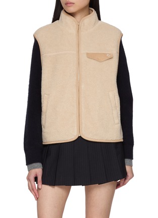 首图 - 点击放大 - CLOVE - Logo Embroidered Fleece Vest
