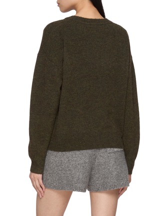 背面 - 点击放大 - CLOVE - Logo Embroidered Argyle Knit Sweater