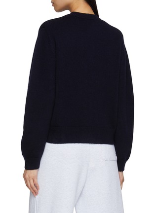 背面 - 点击放大 - CLOVE - Argyle Wool Cashmere Blend Knit Cardigan