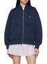 首图 - 点击放大 - CLOVE - Logo Embroidered Quilted Zip Up Hoodie