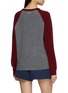 背面 - 点击放大 - CLOVE - Colourblock Raglan Sleeve Wool Cashmere Blend Knit Top