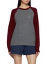 首图 - 点击放大 - CLOVE - Colourblock Raglan Sleeve Wool Cashmere Blend Knit Top