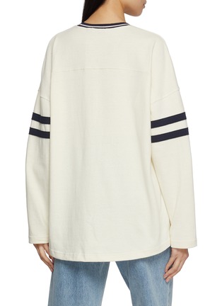 背面 - 点击放大 - CLOVE - Round Neck Cotton Rugby Sweatshirt