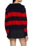背面 - 点击放大 - CLOVE - Striped Sailor Collar Cashmere Wool Knit Sweater