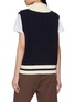 背面 - 点击放大 - CLOVE - Jacquard Logo Ribbed Knit Vest