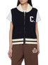 首图 - 点击放大 - CLOVE - Jacquard Logo Ribbed Knit Vest