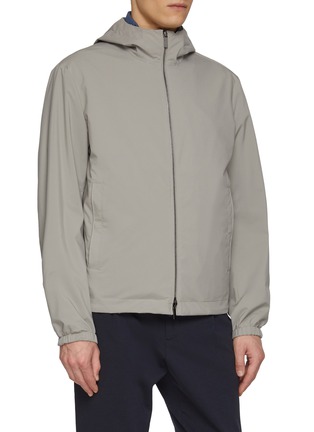 细节 - 点击放大 - PAUL & SHARK - Reversible Wool Silk Jacket