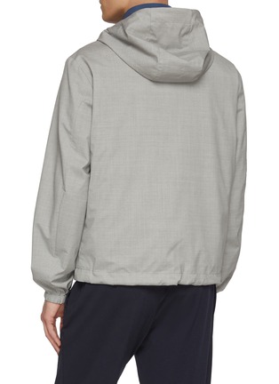 背面 - 点击放大 - PAUL & SHARK - Reversible Wool Silk Jacket