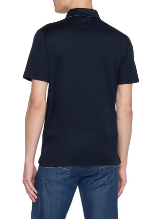 背面 - 点击放大 - PAUL & SHARK - Piqué Aqua Touch Cotton Polo Shirt