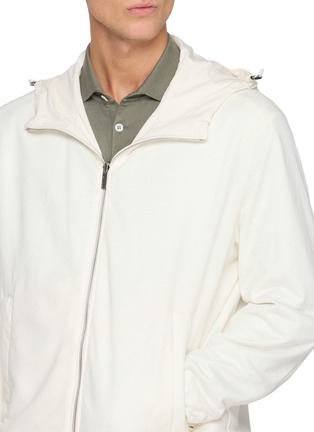  - PAUL & SHARK - Hooded Reversible Typhoon Linen Jacket