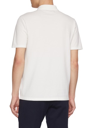 背面 - 点击放大 - PAUL & SHARK - Cotton Piqué Polo Shirt