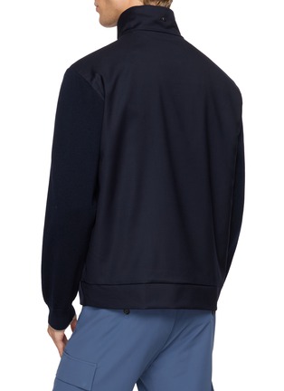 背面 - 点击放大 - PAUL & SHARK - Stand Collar Wool Blouson Jacket