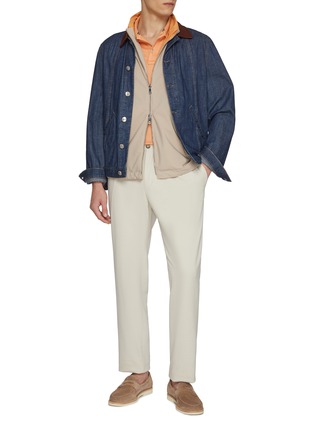 模特儿示范图 - 点击放大 - PAUL & SHARK - Typhoon® Platinum Reversible Vest