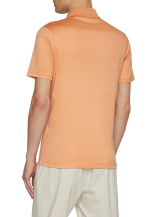 背面 - 点击放大 - PAUL & SHARK - Shark Logo Cotton Polo Shirt