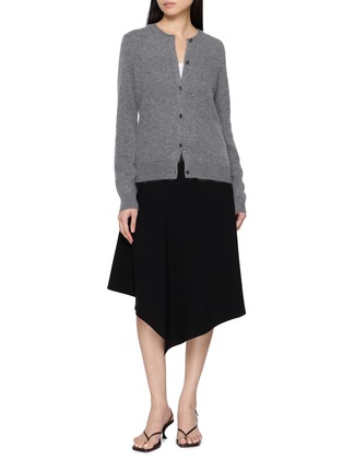 模特儿示范图 - 点击放大 - THEORY - Draped Panel Skirt