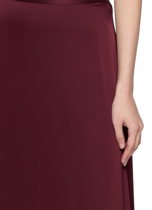  - THEORY - A-Line Satin Maxi Skirt
