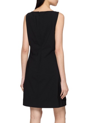背面 - 点击放大 - THEORY - Boat Neck Wool Blend Dress
