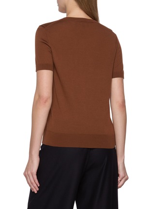 背面 - 点击放大 - THEORY - Crewneck Wool Knit T-Shirt