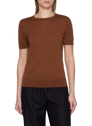 首图 - 点击放大 - THEORY - Crewneck Wool Knit T-Shirt