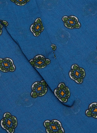 细节 - 点击放大 - STEFANOBIGI MILANO - Cotton Triangle Scarf