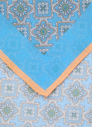 细节 - 点击放大 - STEFANOBIGI MILANO - Cotton Pocket Square