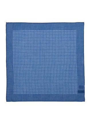 模特儿示范图 - 点击放大 - STEFANOBIGI MILANO - Cotton Pocket Square