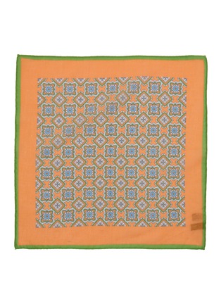 模特儿示范图 - 点击放大 - STEFANOBIGI MILANO - Cotton Pocket Square