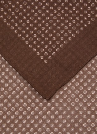 细节 - 点击放大 - STEFANOBIGI MILANO - Cotton Pocket Square