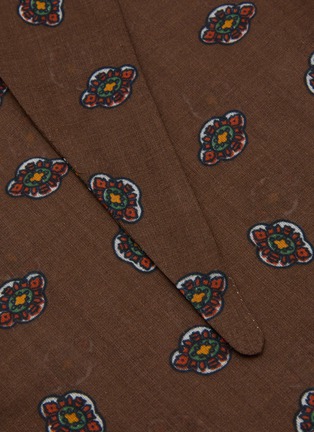 细节 - 点击放大 - STEFANOBIGI MILANO - Cotton Triangle Scarf