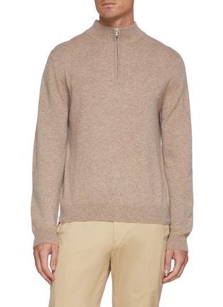 首图 - 点击放大 - SUNSPEL - Half Zip Cashmere Sweater