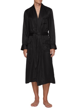 模特儿示范图 - 点击放大 - DEREK ROSE - Silk Nightgown