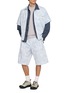 模特儿示范图 - 点击放大 - GOLDWIN - Yurameki Cloud Wash Zip Shirt