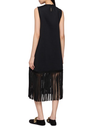 背面 - 点击放大 - PEPA POMBO - Numa Sleeveless Braided Fringe Dress
