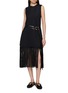 模特儿示范图 - 点击放大 - PEPA POMBO - Numa Sleeveless Braided Fringe Dress
