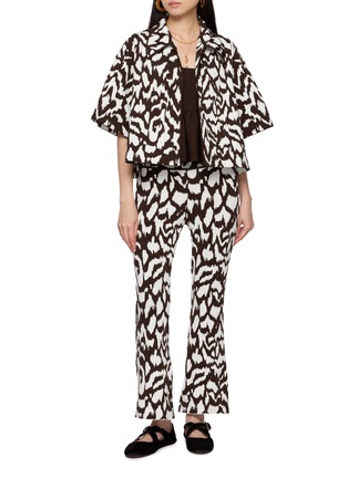 模特儿示范图 - 点击放大 - PEPA POMBO - Tiva Knit Flared Pants