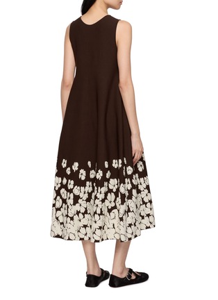 背面 - 点击放大 - PEPA POMBO - Alba Sleeveless Floral Midi Dress