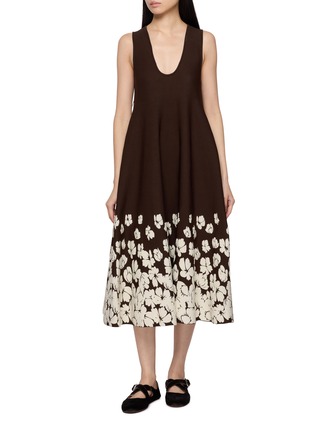 首图 - 点击放大 - PEPA POMBO - Alba Sleeveless Floral Midi Dress