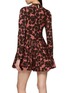 背面 - 点击放大 - PEPA POMBO - Floral Long Sleeve Knit Mini Dress