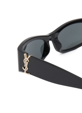 细节 - 点击放大 - SAINT LAURENT - 矩形框太阳眼镜